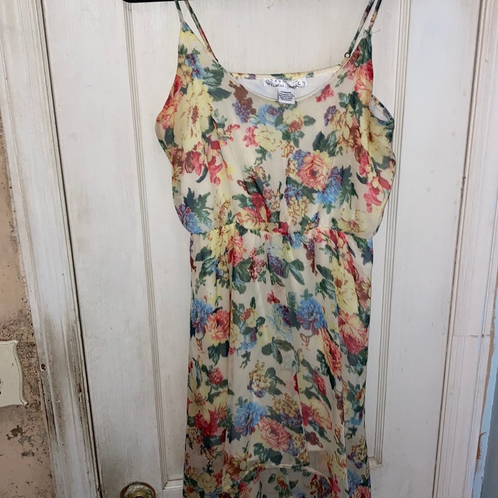 Yellow Floral dress